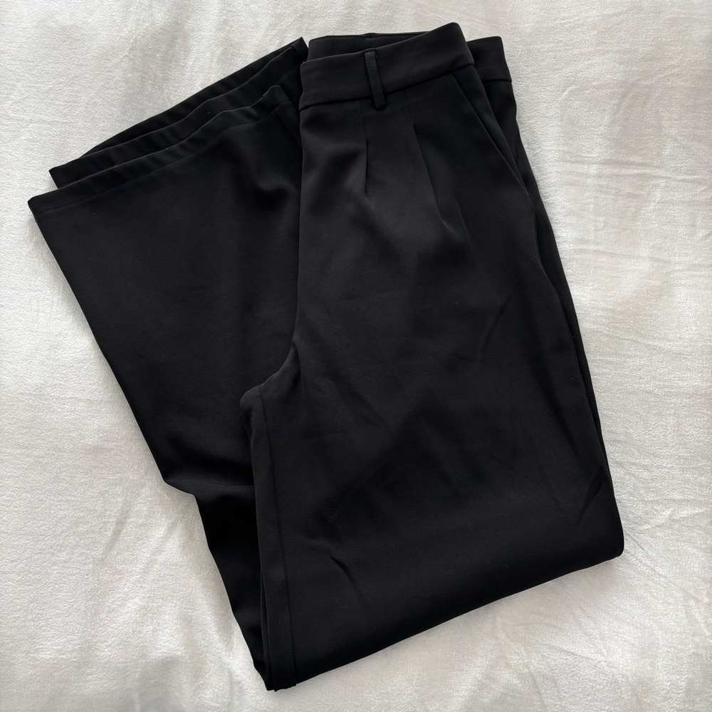 NWOT Princess Polly Black Trouser Pants Size 8